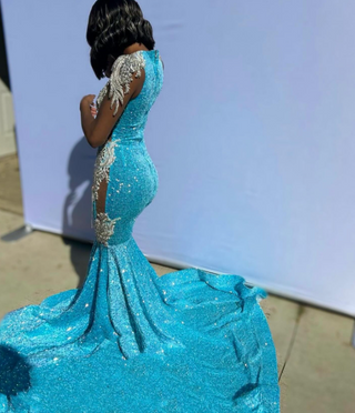 Royal Radiance Embellished Mermaid Gown