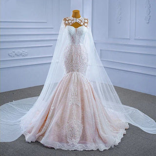 Newest Pink Sweetheart Elegant Draped Sleeveless Ball Gown Wedding Dress