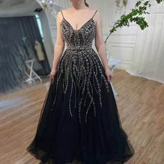 2024 Rose Gold Long A-Line Spaghetti Strap Celebrity Prom Dress: Perfect for Graduation, School Parties, and Beyond