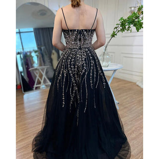 2024 Rose Gold Long A-Line Spaghetti Strap Celebrity Prom Dress: Perfect for Graduation, School Parties, and Beyond