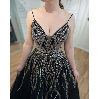 Ships in 1 to 3 Days - 2024 Rose Gold Long A-Line Spaghetti Strap Celebrity Prom Dress: Perfect for Graduation, School Parties, and Beyond