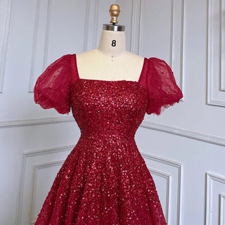 Desert Rose Elegance: Luxury Dubai-Inspired Evening Gown in Rose Pink with Burgundy & Gold Accents - An Arabic Masterpiece for Proms and Wedding Celebrations.