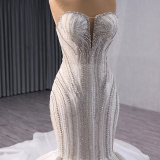 Sexy Strapless Wholesale Mermaid Wedding Dresses for Girls