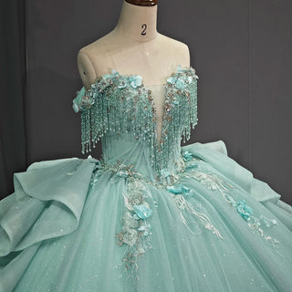 Luxury Sweetheart Ruched Quinceañera Dress for Girls