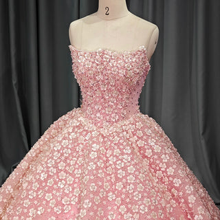 Gorgeous Light Pink Lace-Up Quinceañera Party Dress for Women