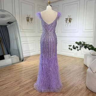 White Nude Feathers Beaded Spaghetti Strap Luxury Dubai Evening Dresses Gowns For Women Wedding Party 2024