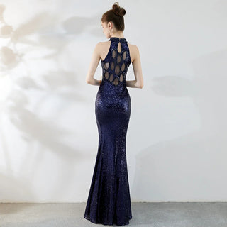 Stunning Mermaid Prom Dress with Sequins and High Split