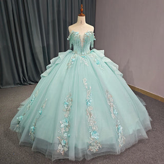 Luxury Sweetheart Ruched Quinceañera Dress for Girls