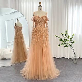 Luxury Dubai Sage Green Feathers Evening Dress for Women Elegant 2024 Lilac Burgundy Wedding Party Formal Gown