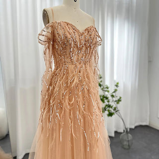 Luxury Dubai Sage Green Feathers Evening Dress for Women Elegant 2024 Lilac Burgundy Wedding Party Formal Gown