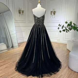 Lilac Luxury Beading Dubai Evening Dress: 2024 Long Elegant Scalloped Arabic Women's Formal Prom Dress