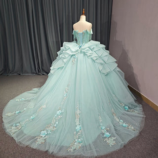 Luxury Sweetheart Ruched Quinceañera Dress for Girls