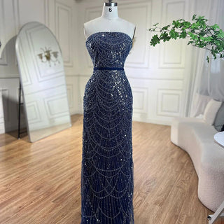 Luxurious Dubai Arabian Nude Mermaid Evening Dress with Long Cape - Elegant Gown for Women's Wedding Party 2024