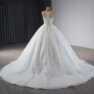 Gorgeous Sleeveless Ball Gown Bridal Wedding Dress