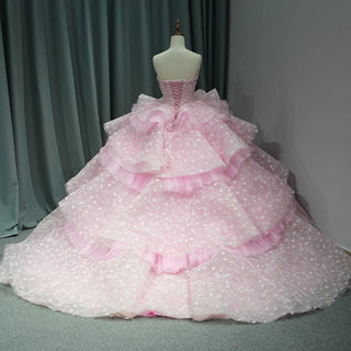 Beautiful Ruffle Sleeveless Puffy Quinceañera Dresses