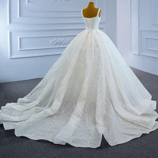 Lace Sleeveless Sweetheart Wedding Dress Bridal Gown