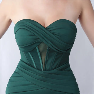 Sexy Strapless Party Maxi Dress - Long Prom Evening Dress for Women