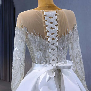 Gorgeous Illusion Mermaid Wedding Dress with Detachable Train