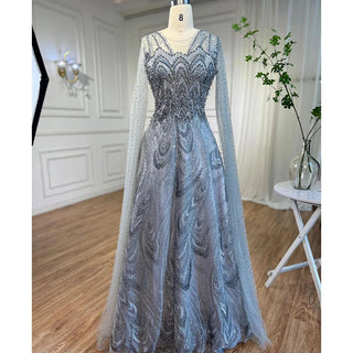 Luxury Crystal Arabic Black Evening Dress with Cape Sleeves: Elegant Wedding Guest Party Gowns for Plus Size Women in Pink