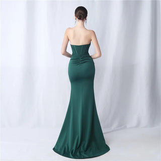 Sexy Strapless Party Maxi Dress - Long Prom Evening Dress for Women