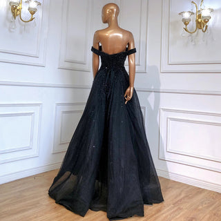 Dubai Grey Full Crystals Evening Dress 2024: Off Shoulder, Sexy Luxury Mermaid Formal Party Wear Gown