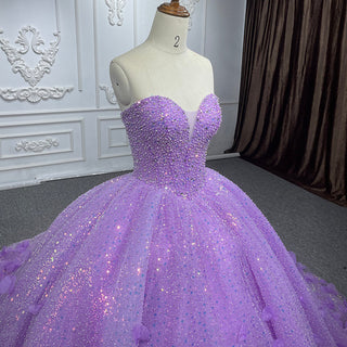 Exquisite Sequins Ball Gown Party Empire Quinceanera Dresses