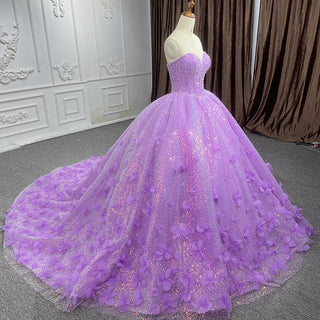 Exquisite Sequins Ball Gown Party Empire Quinceanera Dresses