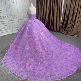 Exquisite Sequins Ball Gown Party Empire Quinceanera Dresses