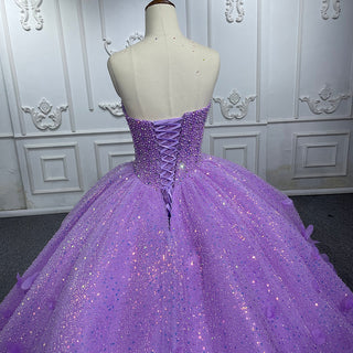 Exquisite Sequins Ball Gown Party Empire Quinceanera Dresses