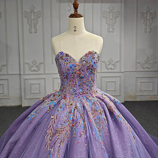 Luminous Lilac: Glittering and Elegant Quinceañera Dresses for Sweet Girls