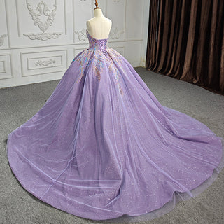 Luminous Lilac: Glittering and Elegant Quinceañera Dresses for Sweet Girls