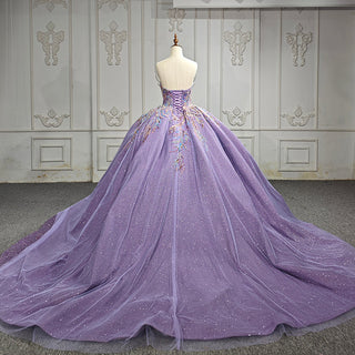 Luminous Lilac: Glittering and Elegant Quinceañera Dresses for Sweet Girls