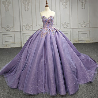 Luminous Lilac: Glittering and Elegant Quinceañera Dresses for Sweet Girls