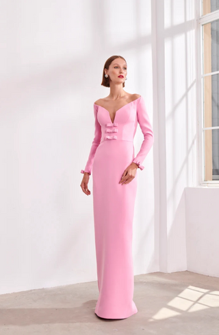 Ships in 1 to 3 Days - Elegant Strapless Draped Midi Cocktail Dress