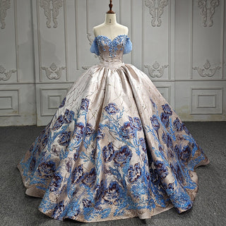 Timeless Beauty: Vintage Flower Ball Gown Sweetheart Quinceañera Dresses