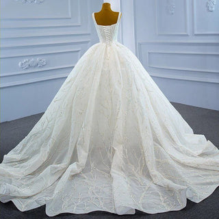 Lace Sleeveless Sweetheart Wedding Dress Bridal Gown