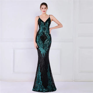 Sparkling Sequin Mermaid Prom Dress for Women