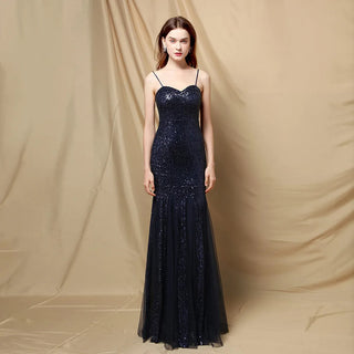 Elegant Sweetheart Floor-Length Sequin Prom Dress for Women