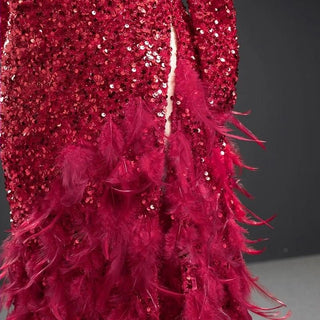 Elegance in Motion: Mermaid Prom Sequin Evening Gown Dress