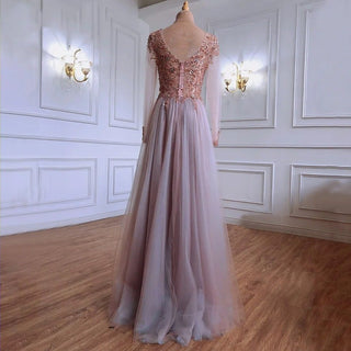 Pink Backless A-Line Prom Dress: 2024 Sleeveless Beading Simple Sexy Party Dress