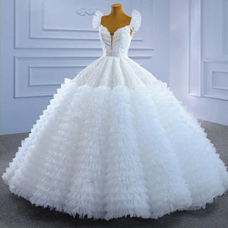 Simple Nigerian Ball Gown Wedding Dress