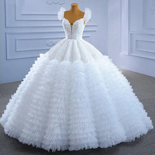 Simple Nigerian Ball Gown Wedding Dress