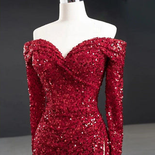 Elegance in Motion: Mermaid Prom Sequin Evening Gown Dress