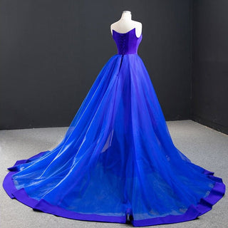 Sultry Elegance: Sexy Mermaid Evening Gown with Detachable Train for Women