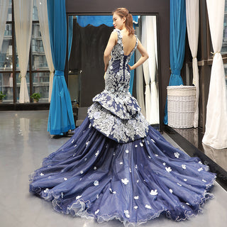 Royal Blue Elegance: New Design Mermaid Long Evening Dress for an Elegant Evening Gown Look