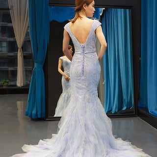 Luxury Mermaid Elegance: Sleeveless Heavy Beaded Bridal Gowns